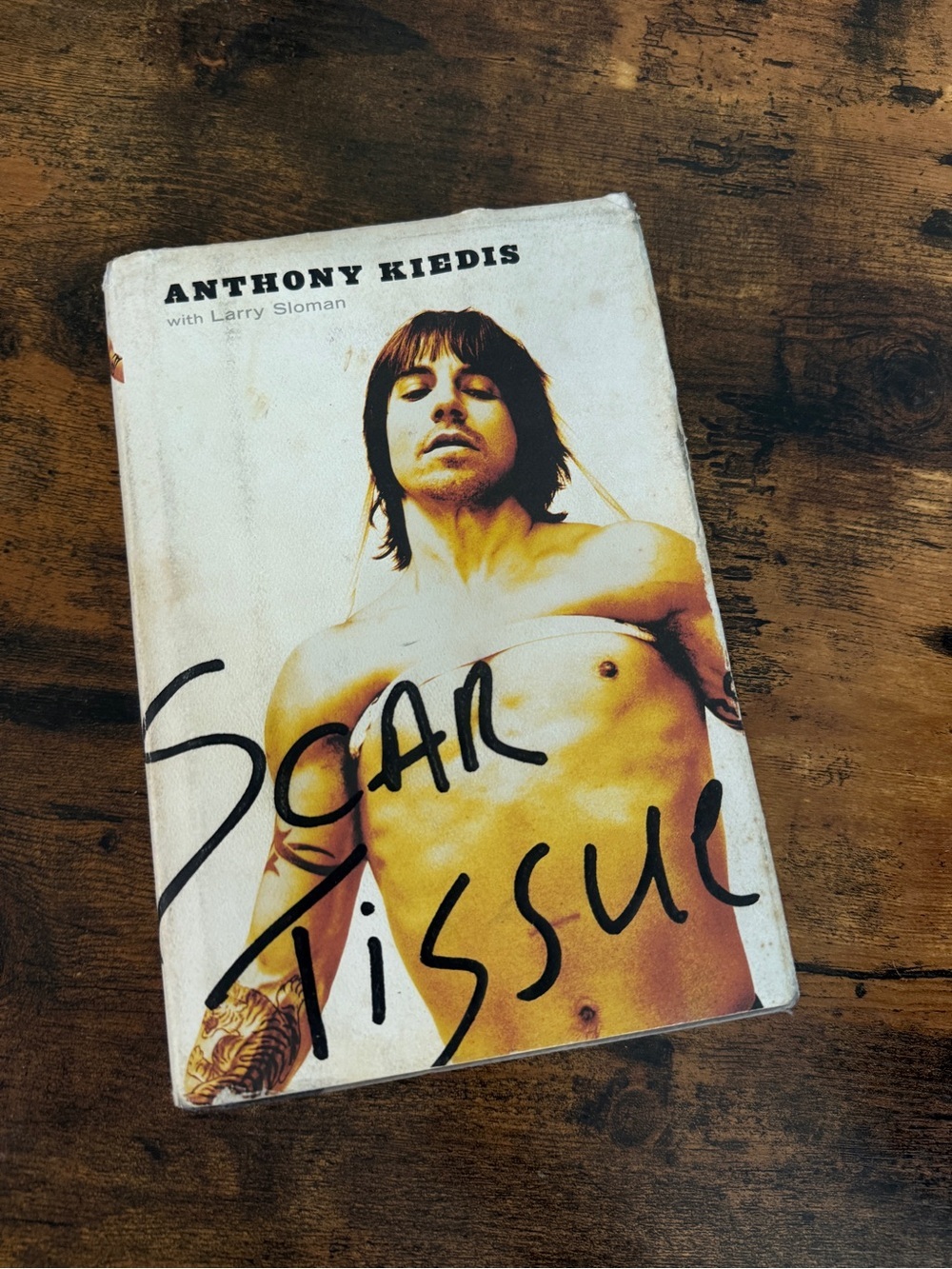 Anthony Kiedis Scar Tissue Red Hot Chili Peppers book
